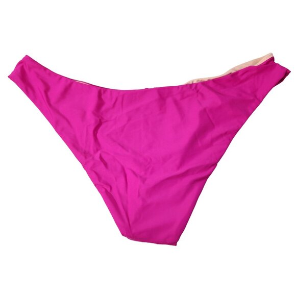 J. Crew Pink Curved Waist Cheeky Bikini Bottom New With Tags Womens Size XXL - Picture 2 of 16